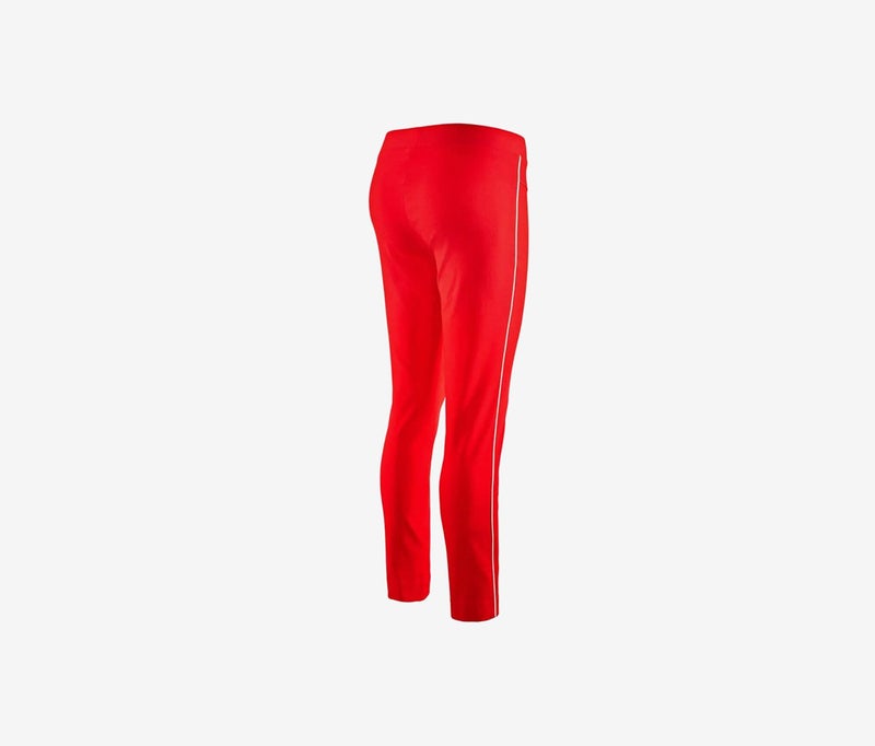 Tchibo Women Plain Stretch Pants, Red - Image 3